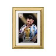 صورة لمسة ميسي الأولى لكأس العالم 2022