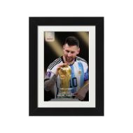 صورة لمسة ميسي الأولى لكأس العالم 2022