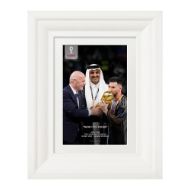 صورة تسليم الكأس لميسي 2022